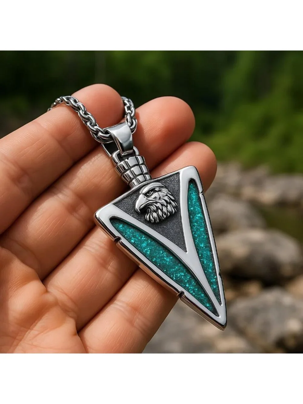 Arrowhead Necklace - Unisex Wild Courage Amulet Pendant Jewelry for Men & Women